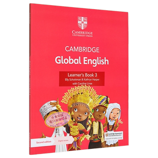 预售 Cambridge Global English Learners Book 3 Primary ESL 剑桥全球英语学习者用书3  数字访问1年 剑桥小学英语 大音