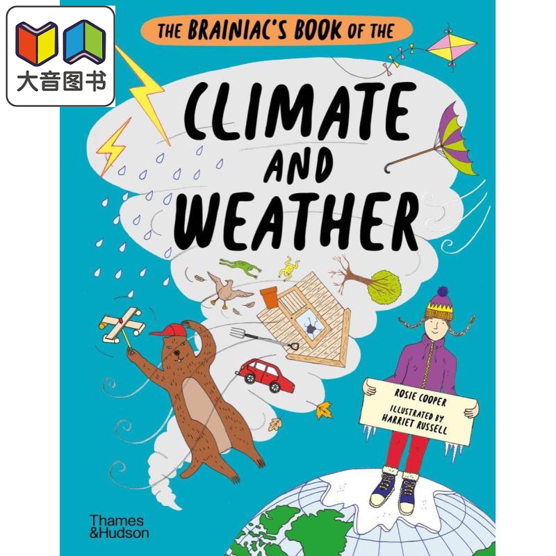 天才之书气候与天气 The Brainiacs Book of the Climate and Weather英文原版儿童科普绘本精装自然科学读物大音-封面