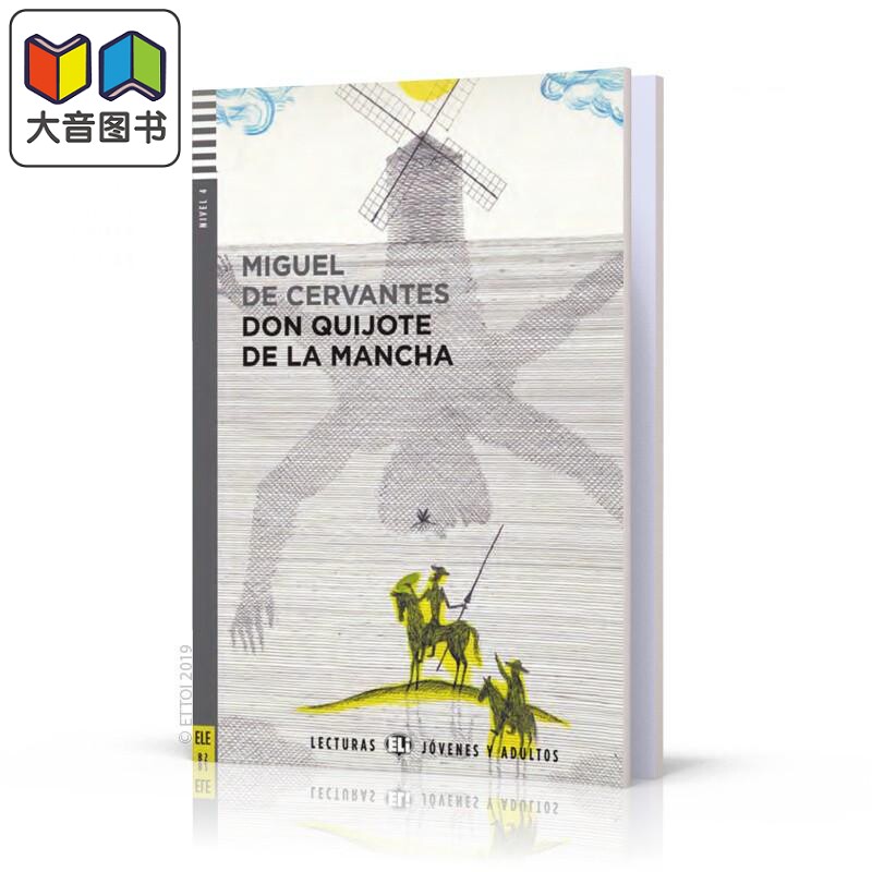 西班牙语分级读物ELI Young Adult Readers Spanish B2 Don Quijote de la Mancha 拉曼恰的堂吉诃德 西班牙文小说 大音