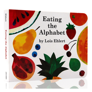 Alphabet Vegetables 绘本 the 纸板 大音 英文原版 Fruits Eating from 廖彩杏书单