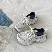 女2026新款 春季 百搭增高休闲运动鞋 喜叔厚底老爹鞋 透气轻便跑步鞋