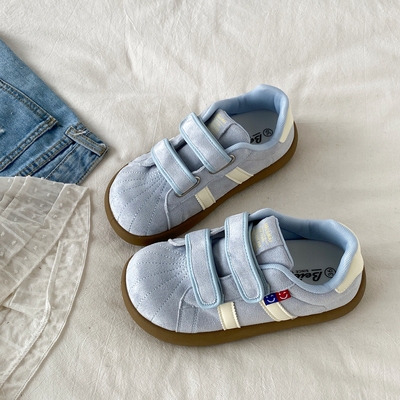 美式复古魔术贴德训鞋贝壳头板鞋