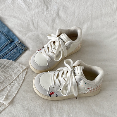 HelloKitty二棉鞋保暖加绒小白鞋