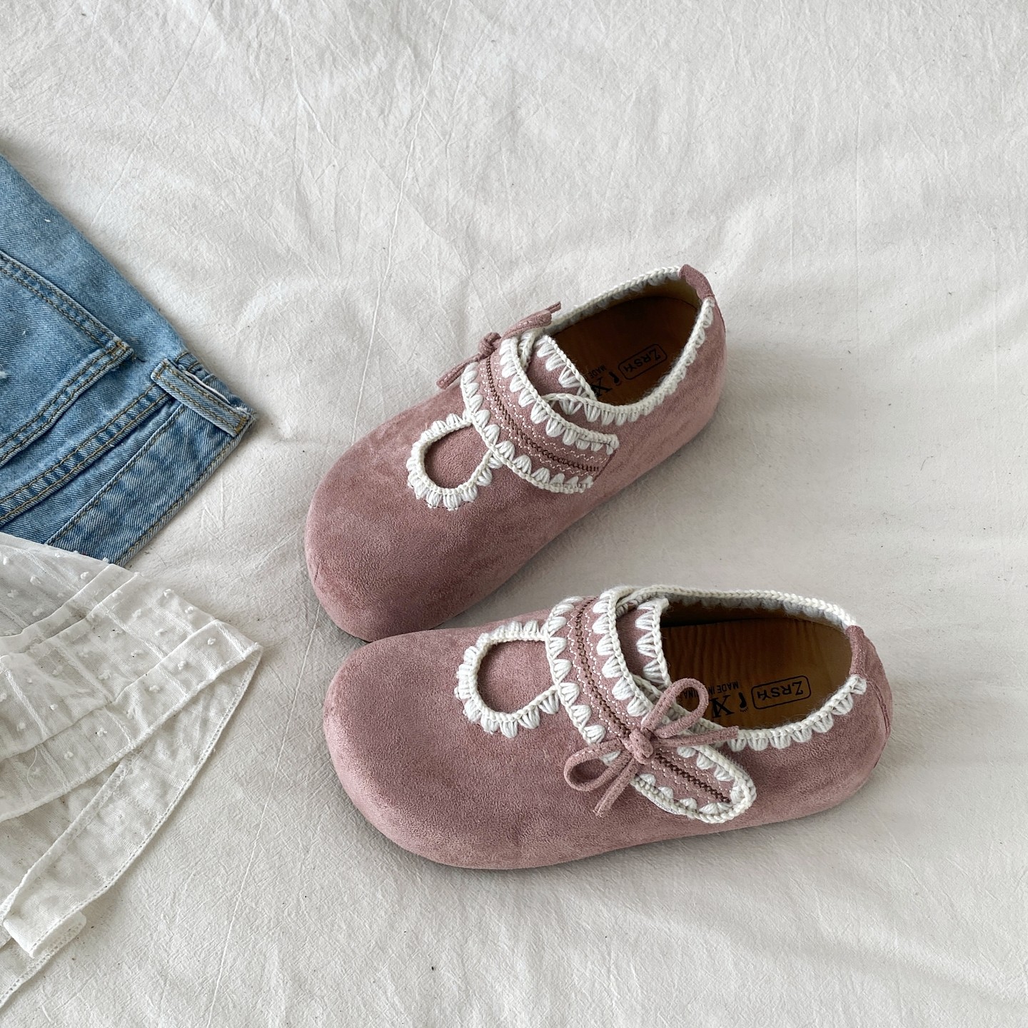 喜叔粉色小众全包勃肯鞋女2026春季新款内增高厚底豆豆鞋乐福单鞋,女鞋,勃肯鞋/软木鞋,淘宝优惠券,粉丝福利购,淘宝优惠卷