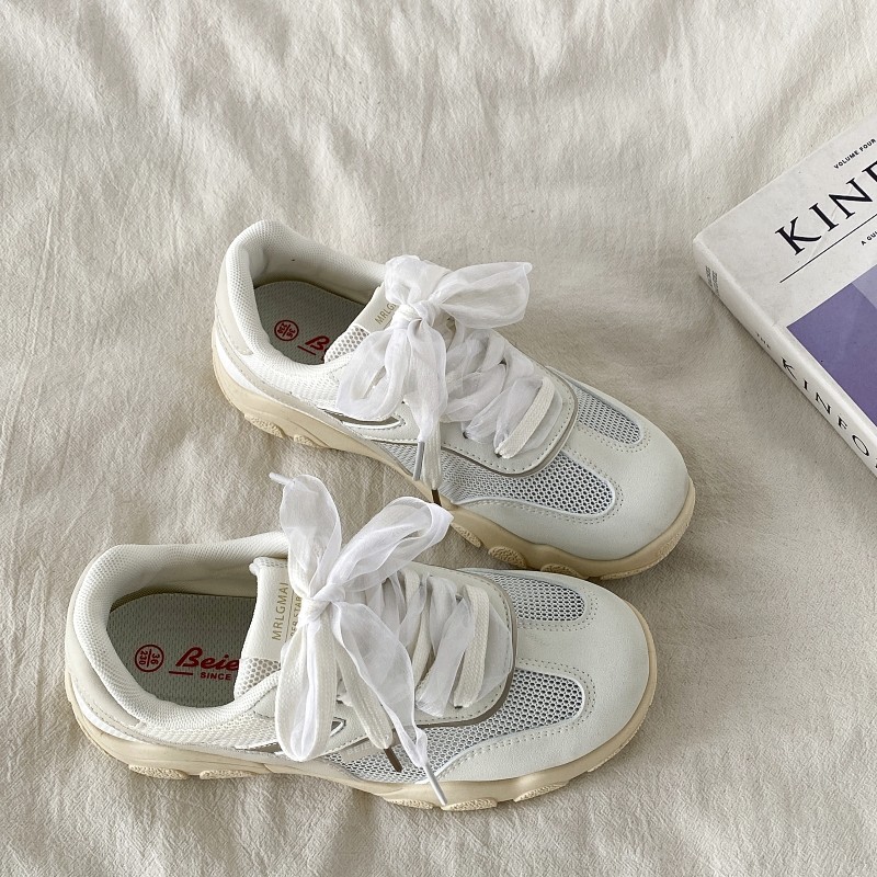 透气网纱运动鞋爆款芭蕾德训板鞋