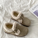 喜叔复古厚底加绒勃肯鞋全包毛毛鞋女外穿秋冬保暖棉鞋东北雪地靴