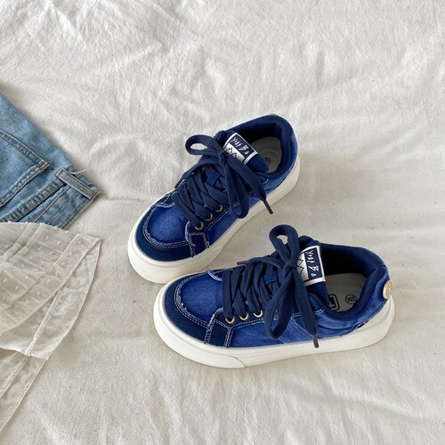 小众设计感帆布板鞋复古小白鞋潮