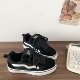 喜叔港风复古黑色板鞋 德训鞋 女厚底百搭休闲运动鞋 情侣小众面包鞋