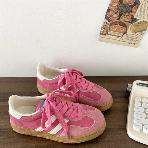 爆款多巴胺德训鞋女款韩系板鞋子