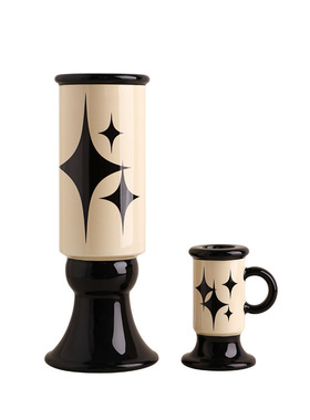 SHPIN BHM复古高级感中古芒星摆件家居玄关桌面装饰蜡烛烛台跨境