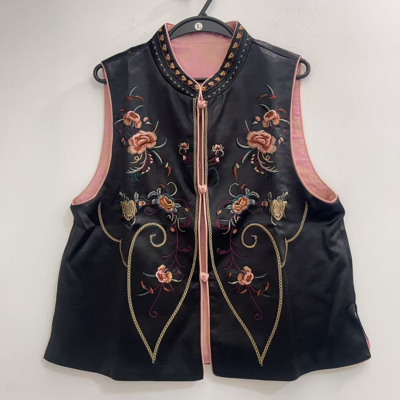 立领盘扣双面穿百搭国风背心上衣