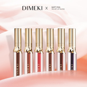 冰冰回归大场 香港DIMEKI唇粉霜哑光雾面不沾杯裸色系口红唇釉