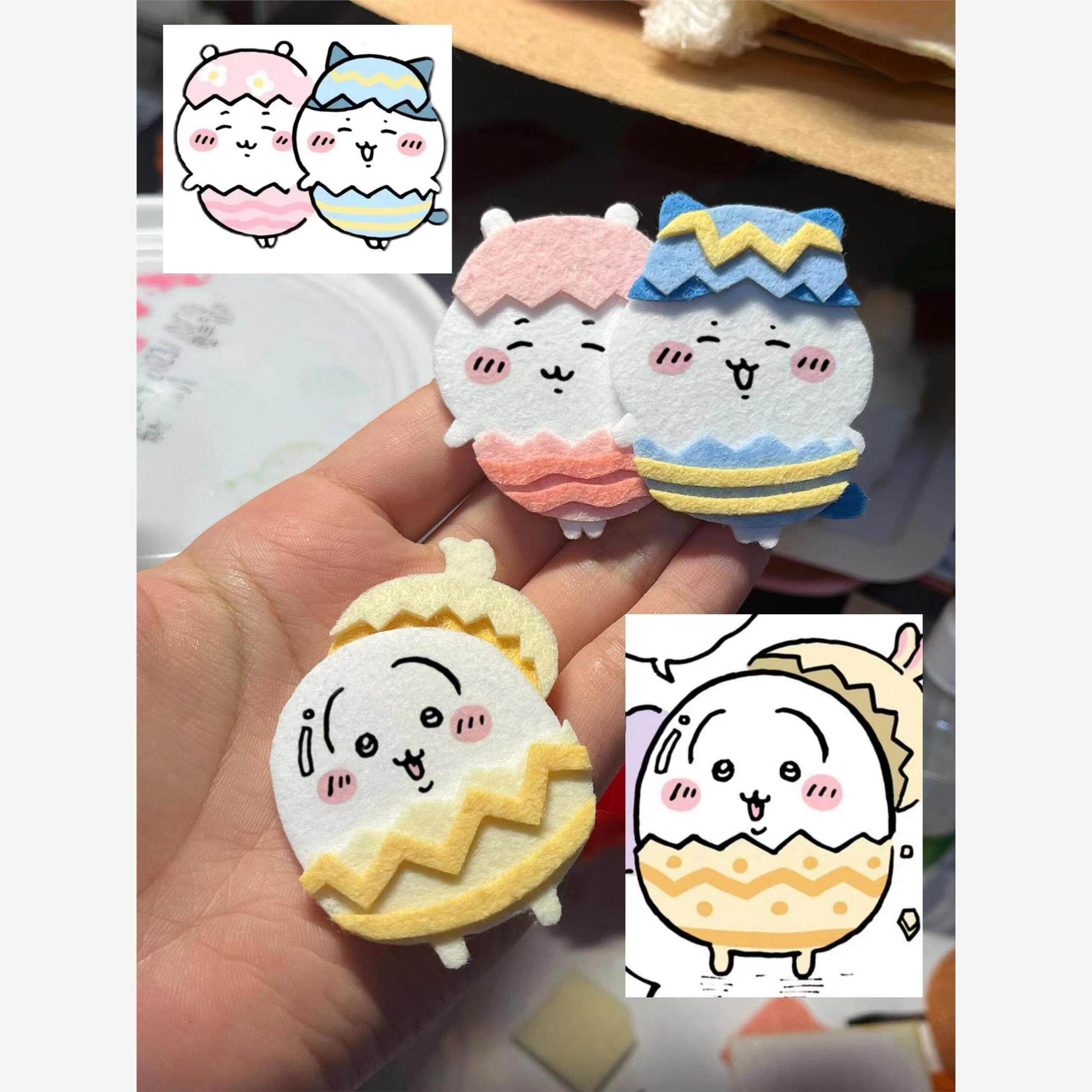 小红书chiikawa吉伊卡哇小八吉伊不织布挂件学生钥匙扣包包装饰