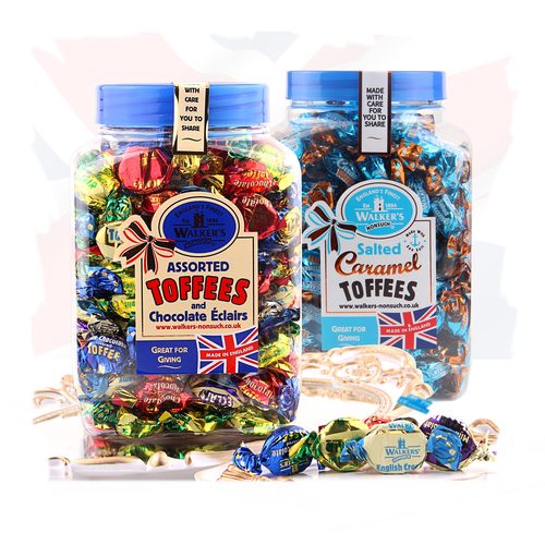 英国糖果沃尔克斯太妃糖罐装软糖