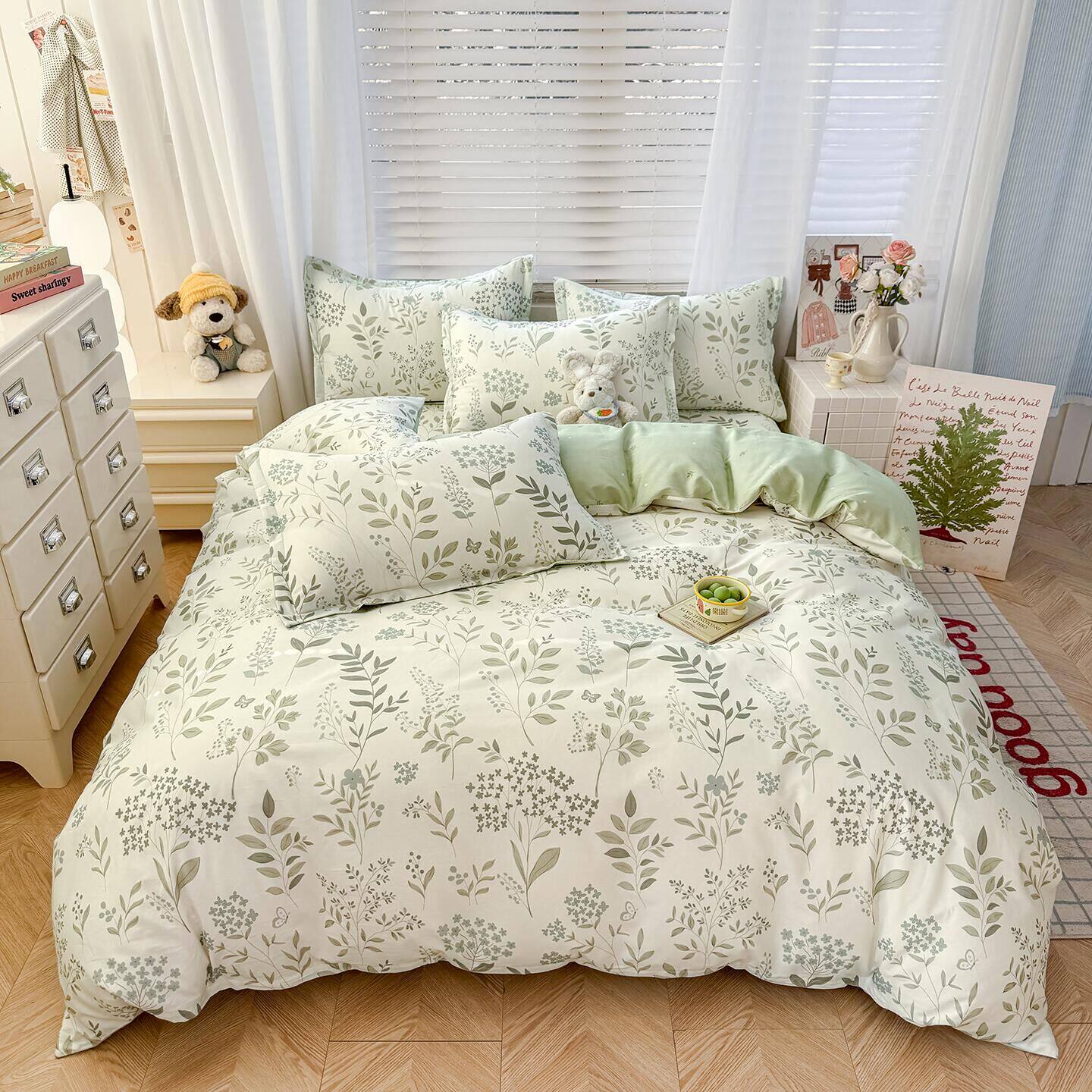 全棉被套单件双人150x200x230单人学生宿舍1.5x1.8x2.0纯棉被罩双