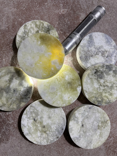 天然岫玉手镯半成品 玉镯片镯子料镯料玉镯岫玉手镯毛坯单片手镯