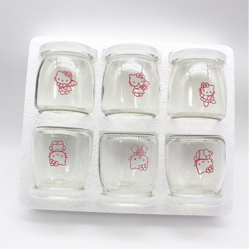 玻璃瓶有盖耐高温双皮奶布丁杯