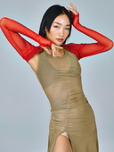 网纱无袖 小众设计款 气质舞蹈裙 新款 王润SOHANA2023春夏季