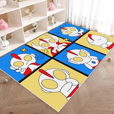 2024奥特曼儿童房地毯卧