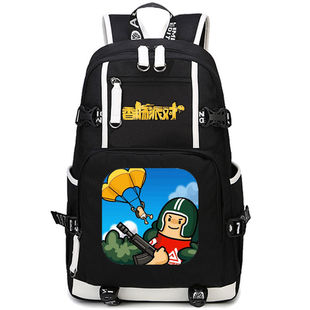 2024龙年香肠派对周边学生书包吃鸡射击男游戏萌妹霸哥瓦特马可波