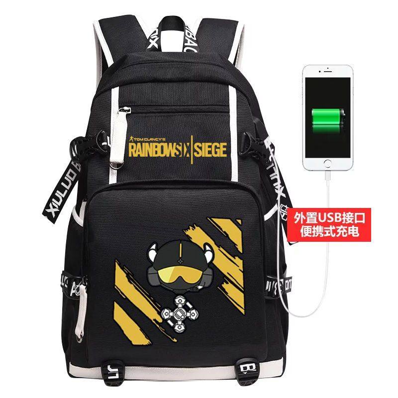 2024彩虹六号围攻 游戏 周边书包steam6号男女学生旅行双肩背包电