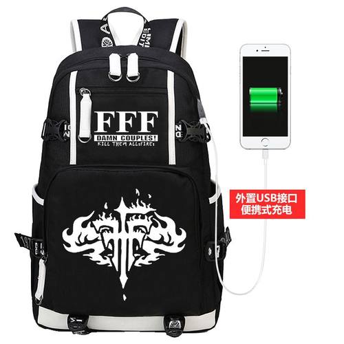 2024FFF团情侣必狗带异端审问会可定制大容量男女小初高中大学生