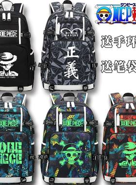 2024海贼王双肩包学生书