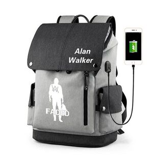 2025Alan 学生周边双肩背包男 Walker双肩包艾伦沃克书包faded同款