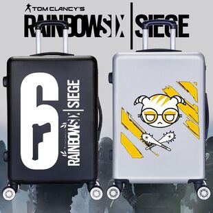 2024彩虹六号围攻旅行李箱steam6号男女学生 20 24寸游戏周边拉杆