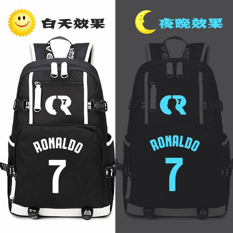 2024龙年C罗RONALDO书包7号双肩包巴萨10号梅西MESSI学生背包运动
