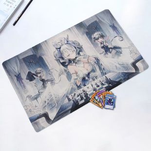 2024Yu-Gi-Oh游戏王卡垫DIY 白银城的拉比林斯 软硅藻泥印花桌垫