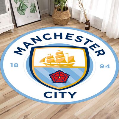 2025足球地毯创意圆形毯