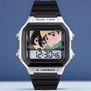 2025暮然回首藤本树周边手表定制防水学生校内二次元学生电子表