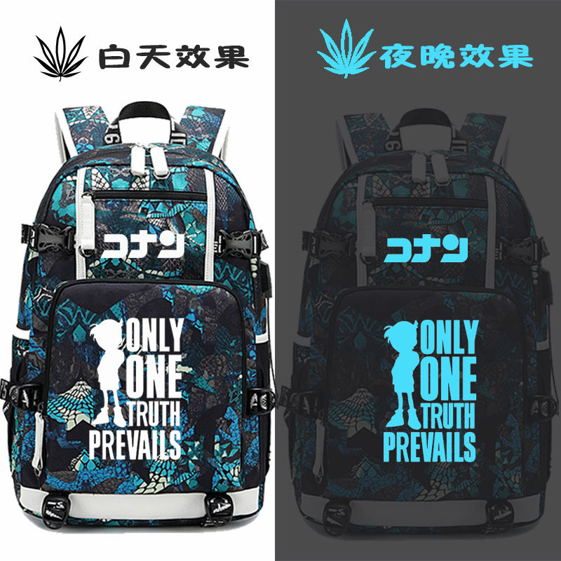 2024龙年名侦探柯南书包小学生男三到六年级初中生2022新款大容量