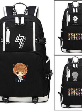 2025韩版exo书包吴世勋男女双肩包中学生鹿晗同款背包小学初高中