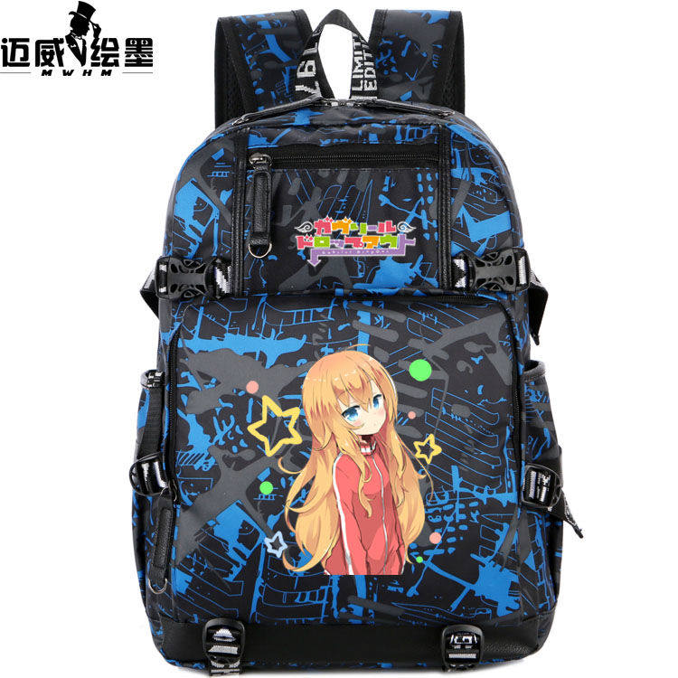 2024珈百璃的堕落废柴天使二次元动漫周边背包双肩包男女中小学生