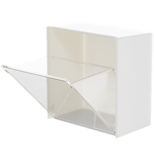 化妆棉收纳盒壁挂式棉签盒翻盖放卸妆棉的塑料小盒子方迷你杂物盒