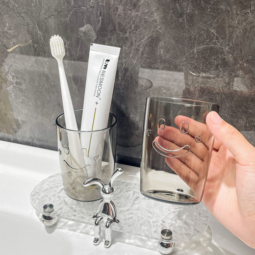 漱口杯简约情侣高颜值刷牙的杯子牙具牙缸牙刷杯家用儿童洗漱杯 - 封面