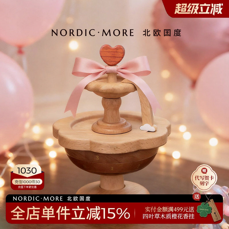 新年礼物许愿池万年历桌面摆件图片