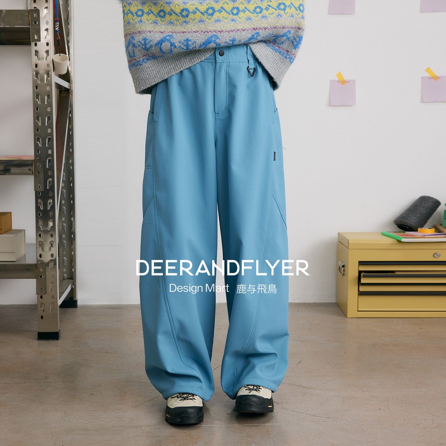 鹿与飞鸟「宝藏雪地裤」加绒保暖显瘦时尚感两色户外工装裤7022,女装/女士精品,休闲裤,淘宝优惠券,粉丝福利购,淘宝优惠卷