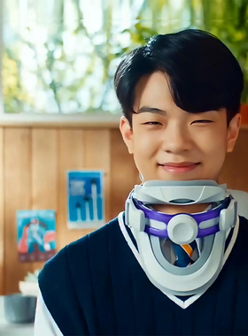 进口颈托矫正器儿童颈椎护颈脖子防前倾低头纠正器姿势矫正器神器