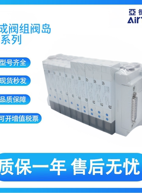 亚德客原装集成阀组阀岛6D0510B/210B/0530CB/1H5F-J06BS5/J08BS5