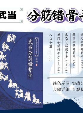 正版书籍 武当分筋错骨手 图说武当秘技系列 健身气功书籍 中国传统运动方式健身指南 运动健身指南 武当武功秘籍 武术拳谱功夫
