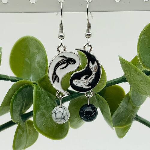 药指同款修道cos耳环女古风耳夹无耳洞新中式耳饰锦鲤汉服配饰潮