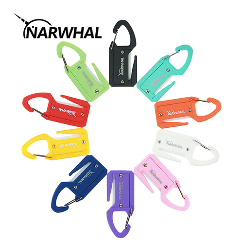 Narwhal 潜水割线器 快挂配陶瓷刀片 BCD背飞配件 水下割绳工具