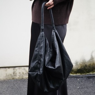 慵懒松弛感大包通勤大容量托特包包女式2025新款秋冬超火酷单肩包