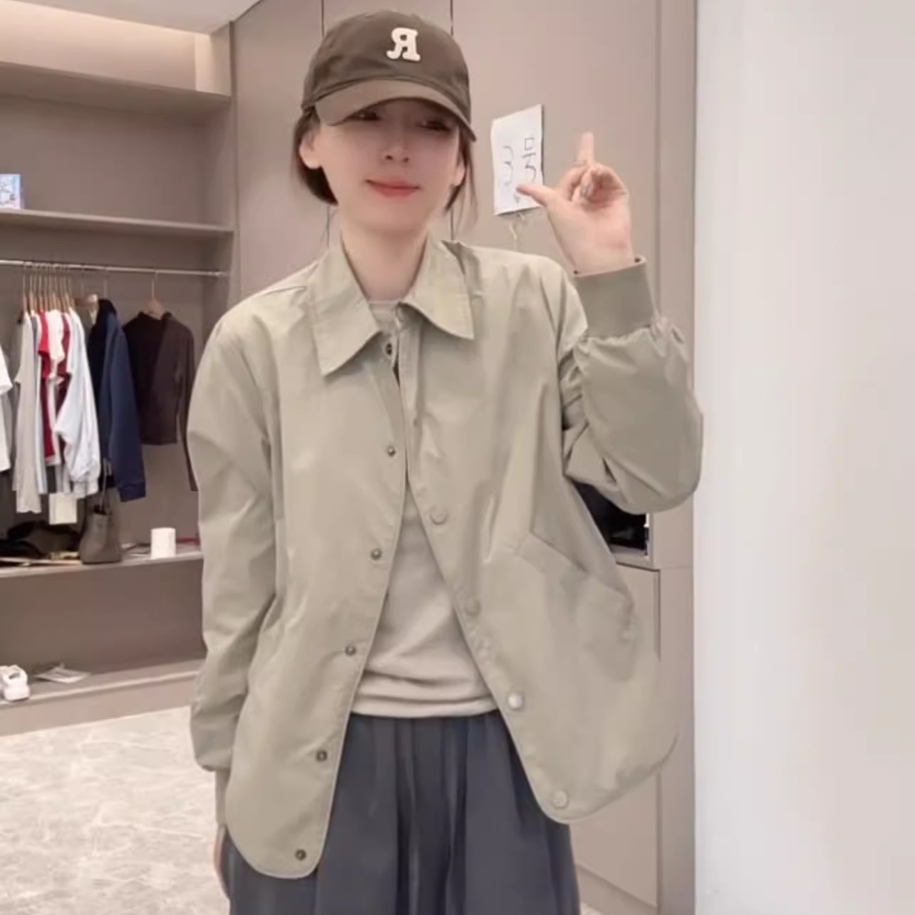 小个子外套女短款秋季2024新款韩版宽松高级感百搭时尚休闲上衣