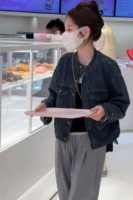 牛仔外套小个子上女春季