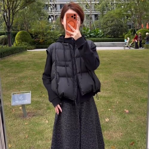 羽绒马甲女短款背心坎肩冬季马夹