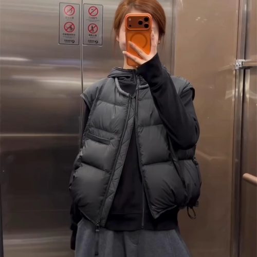 羽绒马甲女短款坎肩秋冬2025新款